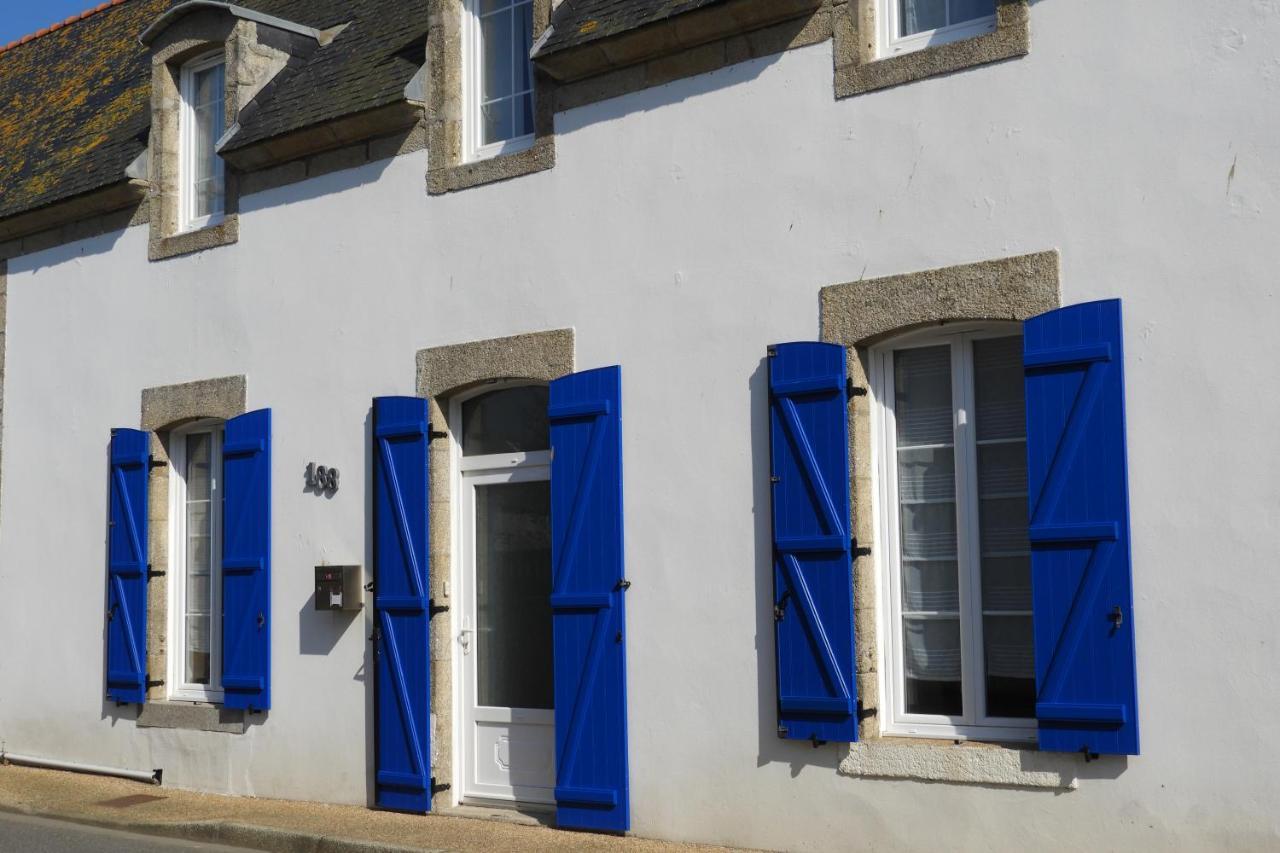 Les Volets Bleus Bed and Breakfast Saint-Guénolé Esterno foto